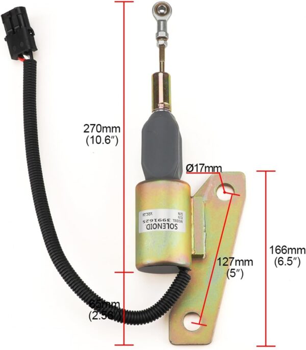 Shut-Down Solenoid Replaces Cummins 3991625 SA4959-24